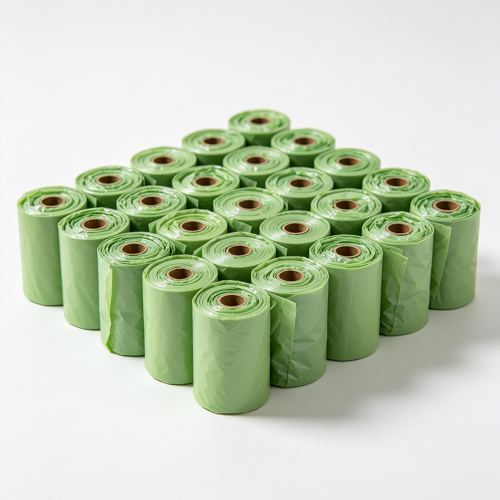 mascotaclear.com AiTodos® 600 Poop Bags, PET Mixed Corn Starch, Polyethylene + Corn Starch Material Semi-Biodegradable Poop Bags – 31 x 23 cm – Green (40 Rolls, 15 Packs Each )