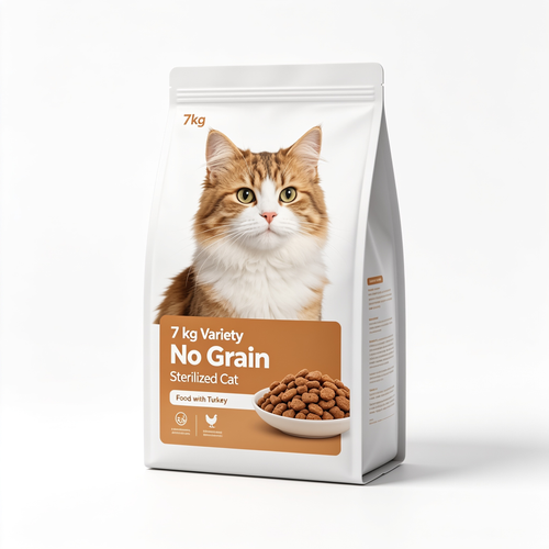 mascotaclear.com Nature's Variety No Grain Sterilized Cat Food with Turkey - 7 kg