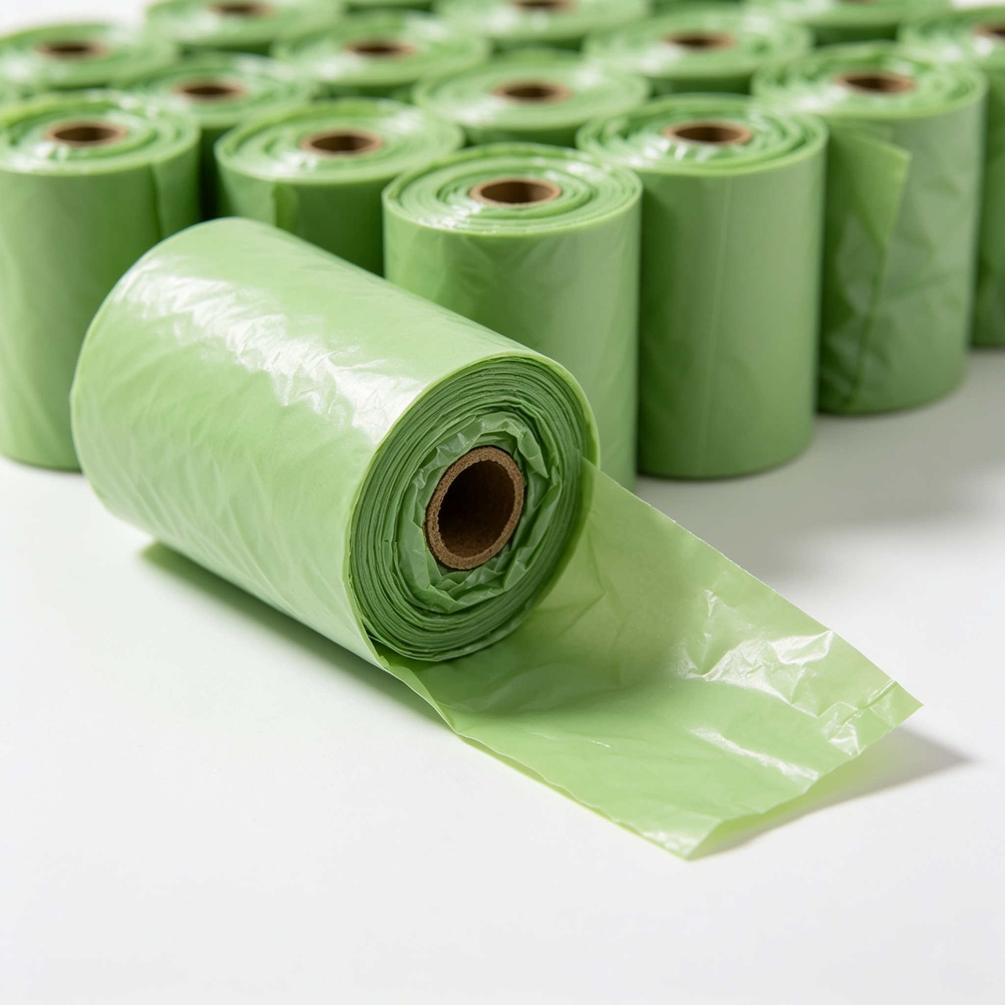 mascotaclear.com AiTodos® 600 Poop Bags, PET Mixed Corn Starch, Polyethylene + Corn Starch Material Semi-Biodegradable Poop Bags – 31 x 23 cm – Green (40 Rolls, 15 Packs Each )